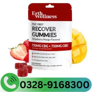 THC Free RECOVER Gummies Strawberry Mango in Pakistan