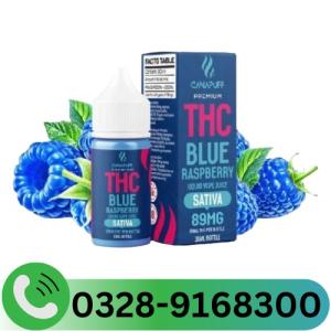 THC Liquid 89mg Blue Raspberry 30ml In Pakistan